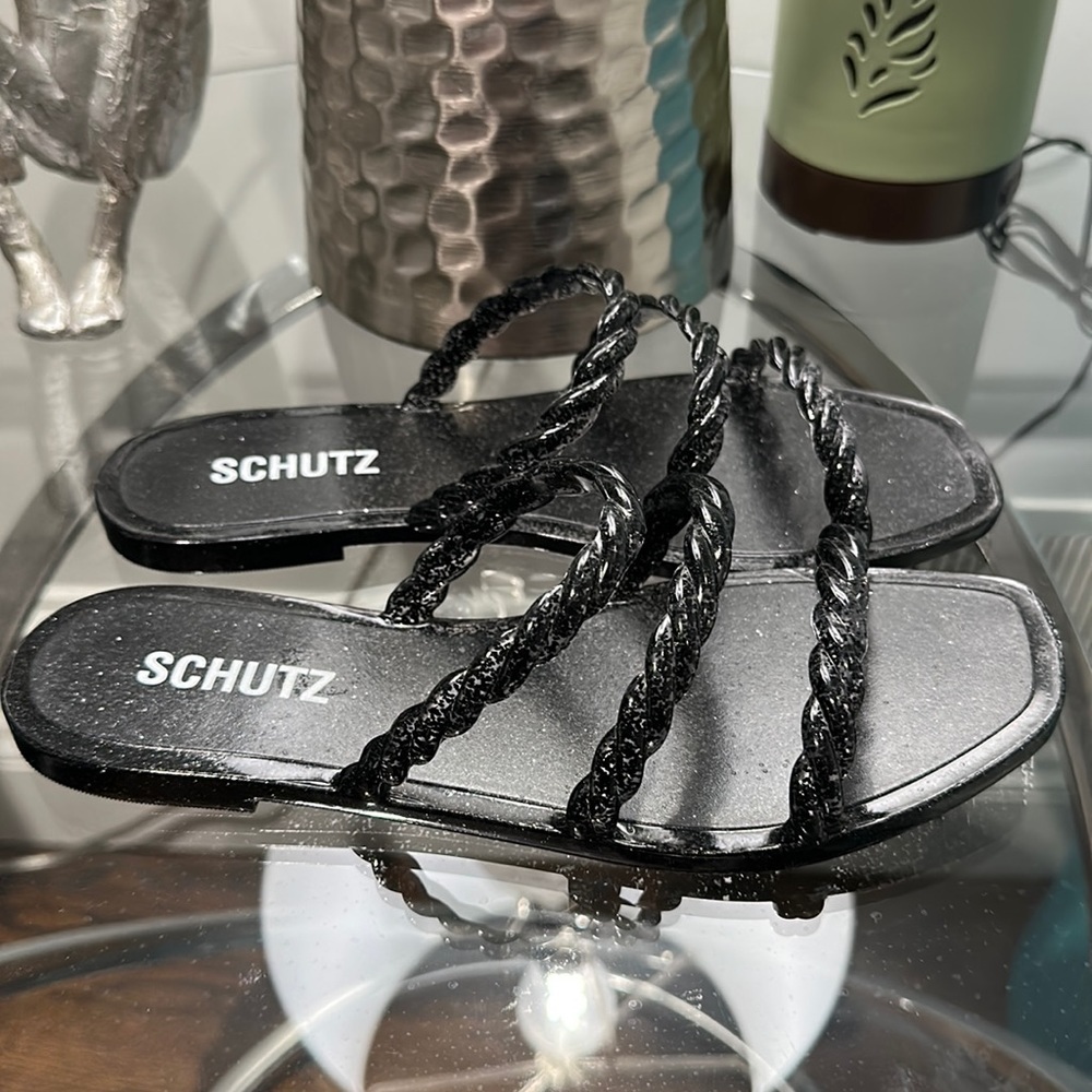 Schutz Diana. Glitter jelly sandal